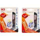 Özgürce H3 Xtreme Yellow Limon Sarısı Far Ampülü Takımı 2'li, Parlak ve Enerjik Görünüm - Altın - Seçenek 1