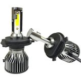 Özgürce H4 Xenon LED Far, Mini Led, Uzun ve Kısa Işık Seçeneği - Altın - Turkuaz - Seçenek 1