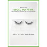 Özgürce Hacimli ve Doğal Görünümlü Soft & Matte Finish Takma Kirpik, Plush Efekt ile - Koyu Turuncu