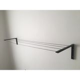Özgürce Katlanabilir Metal Çamaşır Kurutmalık, Balkon Için Duvara Monte - Ahşap - Seçenek 1