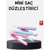 Özgürce Mini Seyahat Saç Düzleştirici, Seramik Kaplama, Hızlı Isınma, Taşıması Kolay - Açık Bej - Seçenek 1