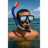 Özgürce Mira Maske Snorkel Seti Dalış ve Deniz Yüzücü Gözlüğü (14+ Yaş) - Ahşap - Seçenek 1