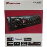 Özgürce MVH-S235BT USB Bluetooth 2AMFİ Çıkışlı Oto Teyp Mp3 Çalar Sabit Kafa - Altın - Turkuaz