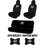 Özgürce Oto Koltuk Kılıfı ve Boyun Yastığı Takımı, Konfor ve Şıklık Için - Ahşap