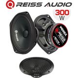 Özgürce Oval 6x9 Çift Oto Midrange Hoparlör, 600W-300W Rms, Excellence Serisi - Seçenek 1