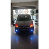 Özgürce Renault Kangoo 1-2 Kasa Için Renkli O Tip Rgb Angel Far Içi 16 Renk - Antrasit - Seçenek 1