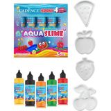 Özgürce Renkli Aqua Slime Kendin Yap Oyuncak Seti, Tatlı Meyveler, 5X90ML - Seçenek 1