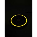 Özgürce Sarı 16 cm Neon LED Işıklı Hoparlör Kapağı Çiftli - Seçenek 1
