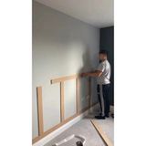 Özgürce Şık Iskandinav Tarzı Mdf Duvar Çıtası 8X100 Cm, 5'li Paket - Seçenek 1 - Ahşap