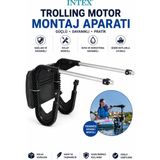 Özgürce Şişme Botu Için Uyumlu Trolling Motor Montaj Kiti, Kolay ve Dayanıklı - Seçenek 1 - Ahşap