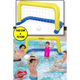 Özgürce Şişme Futbol Su Topu ve Fileli Oyun Seti 142X76 Cm, Eğlence Dolu Anlar - Açık Bej - Seçenek 1