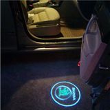 Özgürce Skoda Superb Uyumlu 3D Kapı Altı Logo, Şık ve Modern Tasarım - Altın - Seçenek 1
