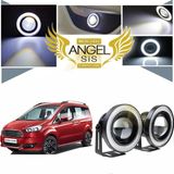 Özgürce Universal 76MM Beyaz LED Angel Sis Farı, Ford Tourneo Courier Uyumlu - Eflatun - Seçenek 1