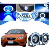 Özgürce Universal 76MM Mavi LED Angel Sis Farı, Ford Focus 2 Uyumlu - Ahşap - Seçenek 1
