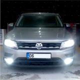 Özgürce Vw Tıguan LED Kısa Far Ampulü Mono H7 2 Plus Yeni Seri - Eflatun - Seçenek 1