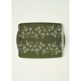 Özgürce Yeşil Melamin Tepsi 42X31 Cm, Şık ve Hafif Tasarım - Ahşap - Seçenek 1