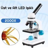 Özgürce Yüksek Çözünürlüklü 2000X Dijital Mikroskop ve Eğitim Seti - Cappuccino - Seçenek 1