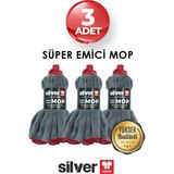 Özgürce Yüksek Emicilikli Mikrofiber Havlu Mop Seti, Kolay ve Pratik Temizlik - Altın - Gümüş - Bakır - Seçenek 1