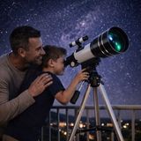 Özgürce Yüksek Güçlü Profesyonel Astronomik Teleskop, Tripod ile Ay ve Uzay Gözlemi - Ahşap - Seçenek 1