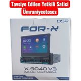 Özgürce Yüksek Performanslı 4X60W Mekanizmalı Indash Teyp X-9040 Versiyon 3 - Antrasit