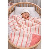 Özgürce Yumuşak 100% Pamuklu 8 Katlı Multi Müslin Bebek Çocuk Battaniyesi Xl (120X100 Cm) - Açık Bej - Seçenek 1