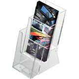 ÖzgürceSeç 3 Katlı Masaüstü Cep Akrilik Evrak Rafı Broşürlük 10x21 cm 1/3 A4 Boyutunda - 1/3 A4 (10,5x21)