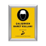 ÖzgürceSeç A4 (21x30) Gri Alüminyum Çerçeve Açılır Kapanır Gönye Köşe 25MM