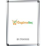 ÖzgürceSeç B1 (70X100) Alüminyum Açılır Kapanır Rondo Çerçeve - 1 Adet