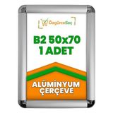 Özgürceseç B2 (50x70) Alüminyum Açılır Kapanır Rondo Çerçeve - 1 Adet