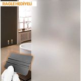 Özgürceseç Cam Kumlama Folyosu Buzlu Cam Filmi - Ofis - Ev - Mutfak -Pencere - Ragle Hediyeli - 100 cm x 5 m