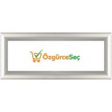 ÖzgürceSeç Kapı Isimliği Alüminyum Açılır Kapanır Gönye Çerçeve 12X25 - Gri