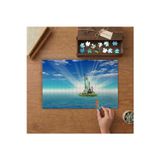 Özgürlük Heykeli- Eyfel Kulesi Tasarımı 240 Parça Ahşap Puzzle Ahşap Kutuda MP00420
