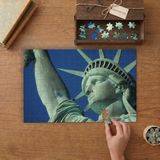Özgürlük Heykeli Yakın Çekim Tasarımı 240 Parça Ahşap Puzzle Ahşap Kutuda MP00184