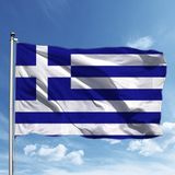 Özgüvenal 100x150 cm Yunanistan Bayrağı