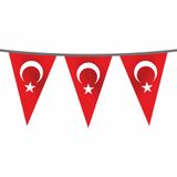 Özgüvenal İpe Dizili Süsleme Üçgen Türk Bayrağı 50 metre