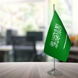 Özgüvenal Suudi Arabistan Masa Bayrağı Direksiz 15 x 22,5 cm