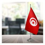 Özgüvenal Tunus Masa Bayrağı Direksiz 15 x 22,5 cm