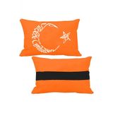 Oziron Suzuki Jimny Oto Koltuk Boyun Yastigi 2 Adet Ay Yildiz Logolu Turuncu Ortopedik Yastik