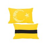 Oziron Toyota Prius Oto Koltuk Boyun Yastigi 2 Adet Ay Yildiz Logolu Sari Ortopedik Yastik