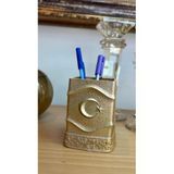 Ozk Atelier Dekoratif Ay Yıldızlı Kalemlik Gold