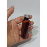 Ozka Concept 10 Adet Boş Silver Gümüş Renk Kapaklı Kolonya Şişesi Doldurulabilir Cep Plastik Parfüm Şişesi 50 ml - 000-Siyah