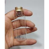 Ozka Concept 10 Adet Boş Şişe Tıpalı Gold Kapaklı Kolonya Şişesi Doldurulabilir Cep Plastik Parfüm Şişesi 50 ml - 000-Siyah