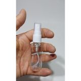 Ozka Concept 100 Adet Boş Şişe Spreyli Kolonya Şişesi Doldurulabilir Cep Plastik Parfüm Şişesi 30 ml - 1 Adet - (ClearEyelets)Black-RadiantOrchid