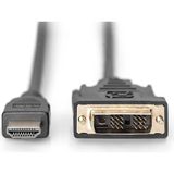 Ozka Concept 18+1 DVI HDMI Kablo Kısa HDMI DVI Kablo Uydu Için DVI 18+1 HDMI Kablo 20 cm - Ahşap