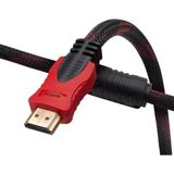 Ozka Concept Apricot Ap-Hdk1.5 Örgülü 1.5m HDMI Kablo Full Tv Monitör Uydu Alıcısı Pc Kablosu - Ahşap