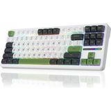Ozka Concept Aula F87 Mekanik Rgb Tkl Graywood V3 Switch Makrolu Swap Klavye Yeşil - 001-Renkli