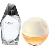 Ozka Concept Avon Perceive Erkek Edt 100 ml Incandessence Kadın Edp 50 ml Parfüm Seti