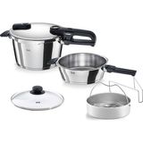 Ozka Concept Fissler Vitaquick Edition Düdüklü Tencere 4,5+2,5 Litre - 00 Beyaz