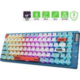 Ozka Concept Gamepower Sense Tkl Rgb Wireless/bluetooth/kablolu Mekanik Red Switch Klavye - 3 Yıl - 001-Renkli
