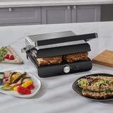 Ozka Concept Homend Grilliant 1349H 4 Dilim Kapasiteli Gövdeli Döküm Plakalı Tost Izgara Makinesi Inox 2000W - 00-Siyah - Beyaz